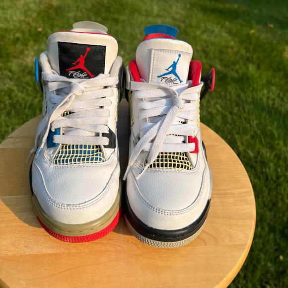 Jordan Athletic Shoes - White, Blue, Red main image 7